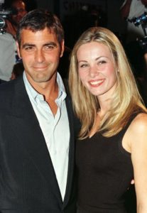 George Clooney with Celine Balitran