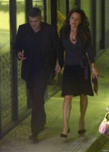 George Clooney with Krista Allen