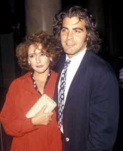 George Clooney with Talia Balsam