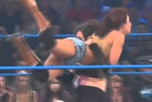 Mickie James DDT Finish Move