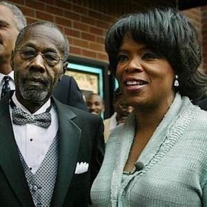 Oprah Winfrey with her Father
