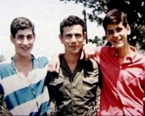 Benjamin Netanyahu with his Brothers