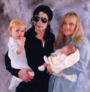 Michael Jackson with Debbie Row