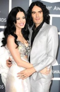 Katy Perry with Russel Brand