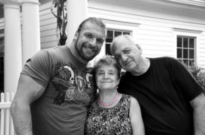 Triple H with his Parents