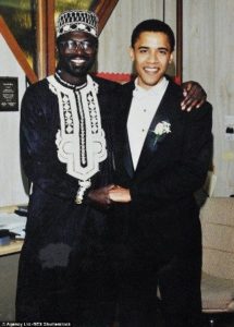 Barack Obama with his brother Malik Abongo Obama