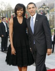 Barack Obama with his Wife