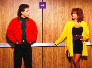 Jerry Seinfeld with Tawny Kitaen