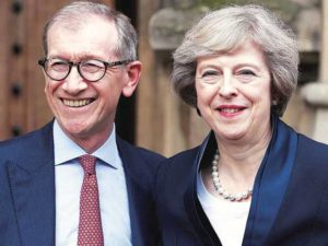 Theresa May with her Husband