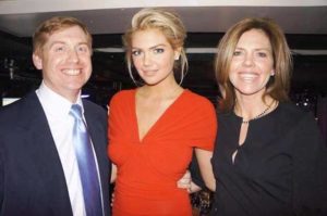 Kate Upton with her Parents