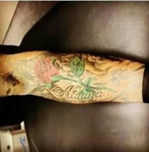 Randy Orton daughter name Tattoo