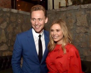 Tom Hiddleston with Elizabeth Olsen
