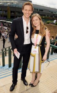 Tom Hiddleston with his Sister Emma Hiddleston