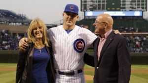 Anthony Rizzo with his Parents