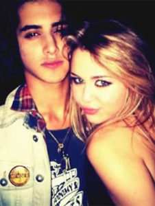 Avan Jogia with Miley Cyrus