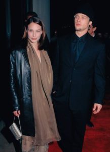Brad Pitt with Claire Forlani
