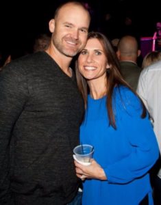 David Ross with his Wife