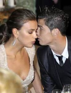 Cristiano Ronaldo with Kim Kardashian West