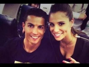 Cristiano Ronaldo with Lucia Villalon