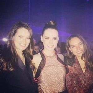 Daisy Ridley with her Sisters