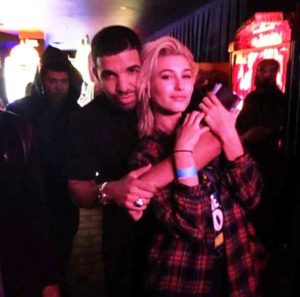 Hailey Baldwin with Drake