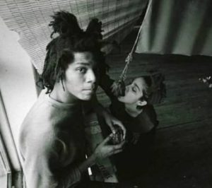 Madonna with Jean Michel Basquiat