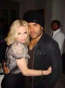 Madonna with Lenny Kravitz