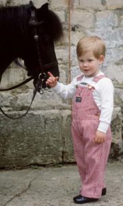 Prince Harry with his horse