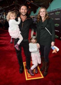Zach McGowan with Wife & Daughters