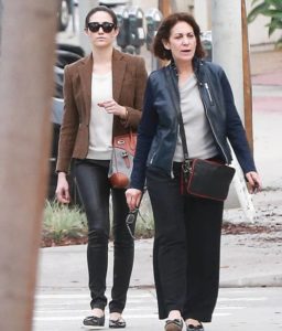 Emmy Rossum with her Mother