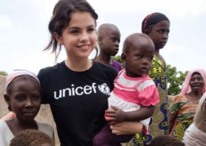 Selena in Unicef