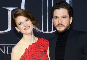 Kit Harington with his wife Rose Leslie
