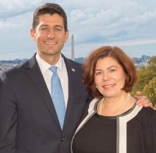 Paul Ryan with his sister Janet