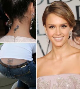Jessica Alba Tattoos