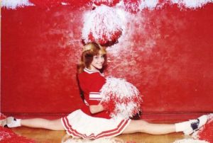Kellyanne Conway as a cheerleader