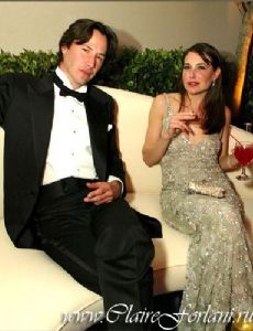 Keanu Charles Reeves with his girlfriend Claire