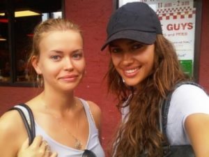 Irina with her sister Tanya