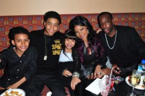 Misa Hylton Brim with her Boyfriend & Kids