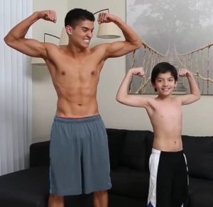 Alex Wassabi with his brother Andrew
