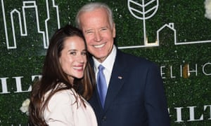 Joe Biden with his daughter Ashley