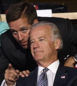 Joe Biden with his son Beau