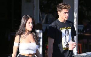 Madison Beer with his boyfriend Jack
