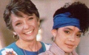 Lisa Bonet with her mother