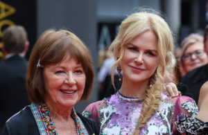 Nicole Kidman with her mother