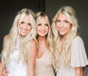 Savannah Labrant with her mother & sister