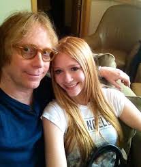 Liliana Mumy with her father