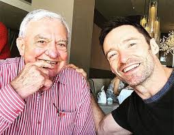 Hugh Jackman with his father Christopher