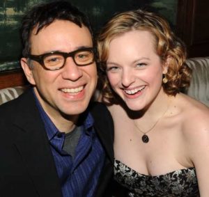 Elisabeth Moss with her ex-husband fred