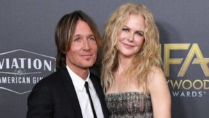 Nicole Kidman with her husband Keith Urban