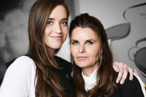 Christina Schwarzenegger with her mother